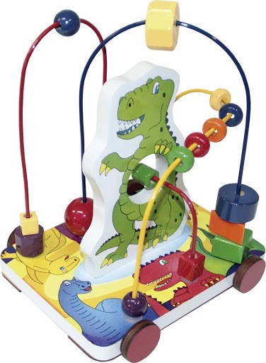 Brinquedo Educativo de Madeira Aramado Animais Dinossauro