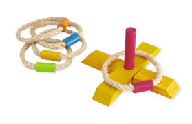 Brinquedo Educativo de Madeira Jogo de Argolas Simples