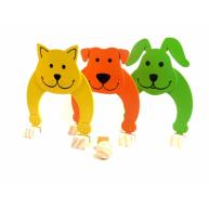 Jogo Trio Animal Brinquedo Educativo de Madeira 
