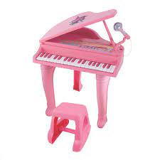 Instrumento Musical Piano Infantil Sinfonia Rosa