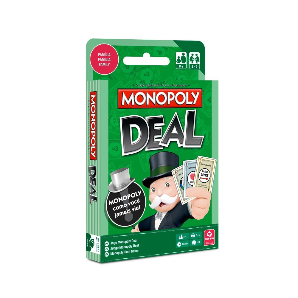 Jogo de Cartas Monopoly Deal Copag