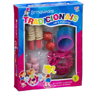 Kit de Brincadeiras Tradicionais Brinquedos Tradicionais Meninas