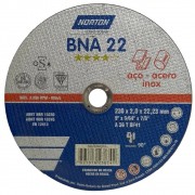 Disco de Corte Fino para Inox Norton BNA 22 9 x 5/64 x 7/8
