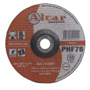 Disco de Desbaste para Aço Alcar PHF-76 7" x 1/4" x 7/8"