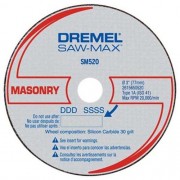 Disco SAW MAX Alvenaria Dremel C/ 3 Peças DSM520