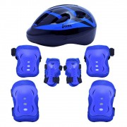 Kit de Proteção Radical Médio Azul Bel Sports