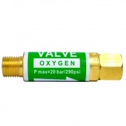 Válvula Corta Fogo Oxigênio MO para Maçarico - BRAX-31174
