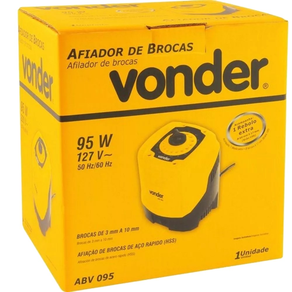 Afiador de Brocas Vonder ABV095 3 mm à 10 mm