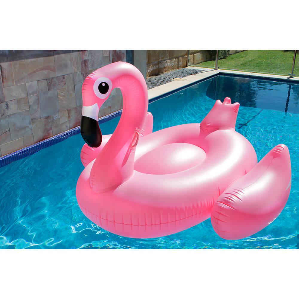 Boia Inflável Gigante Flamingo Belfix