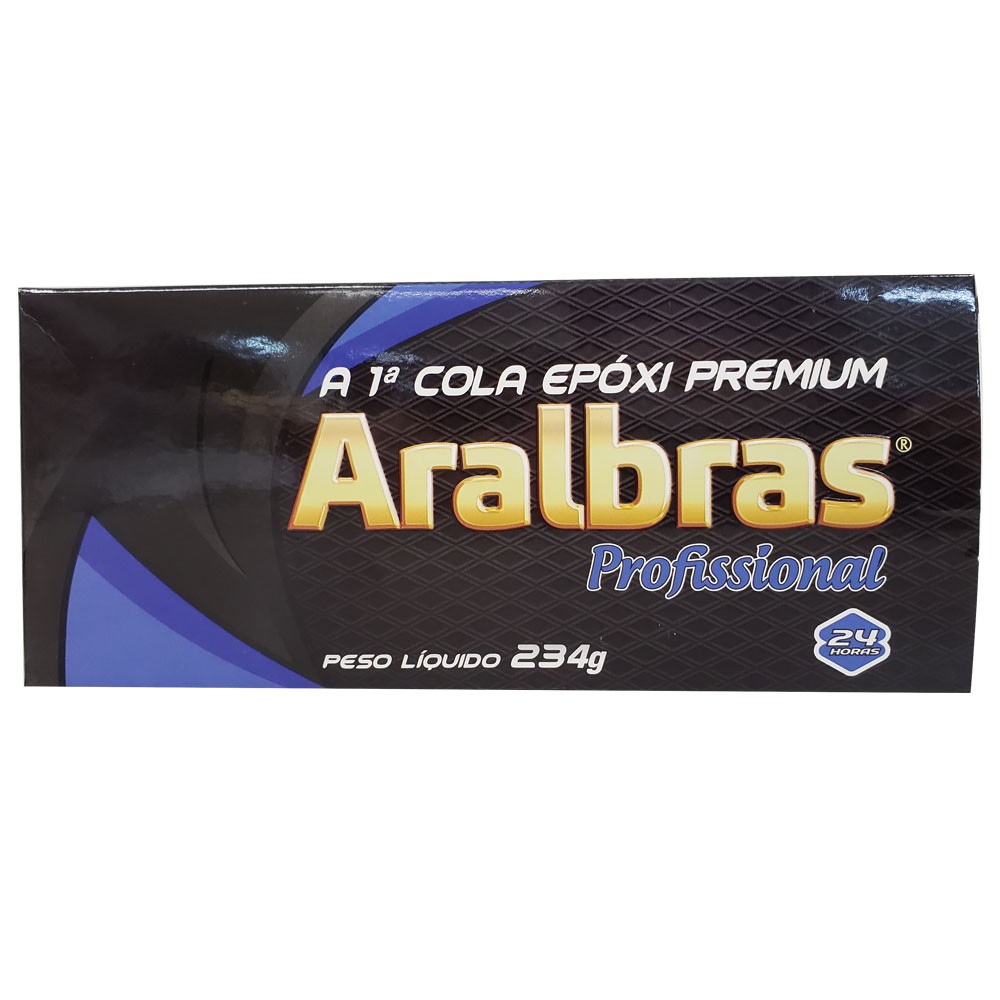 Cola Epóxi Aralbras Profissional Industrial Brascola 234 g