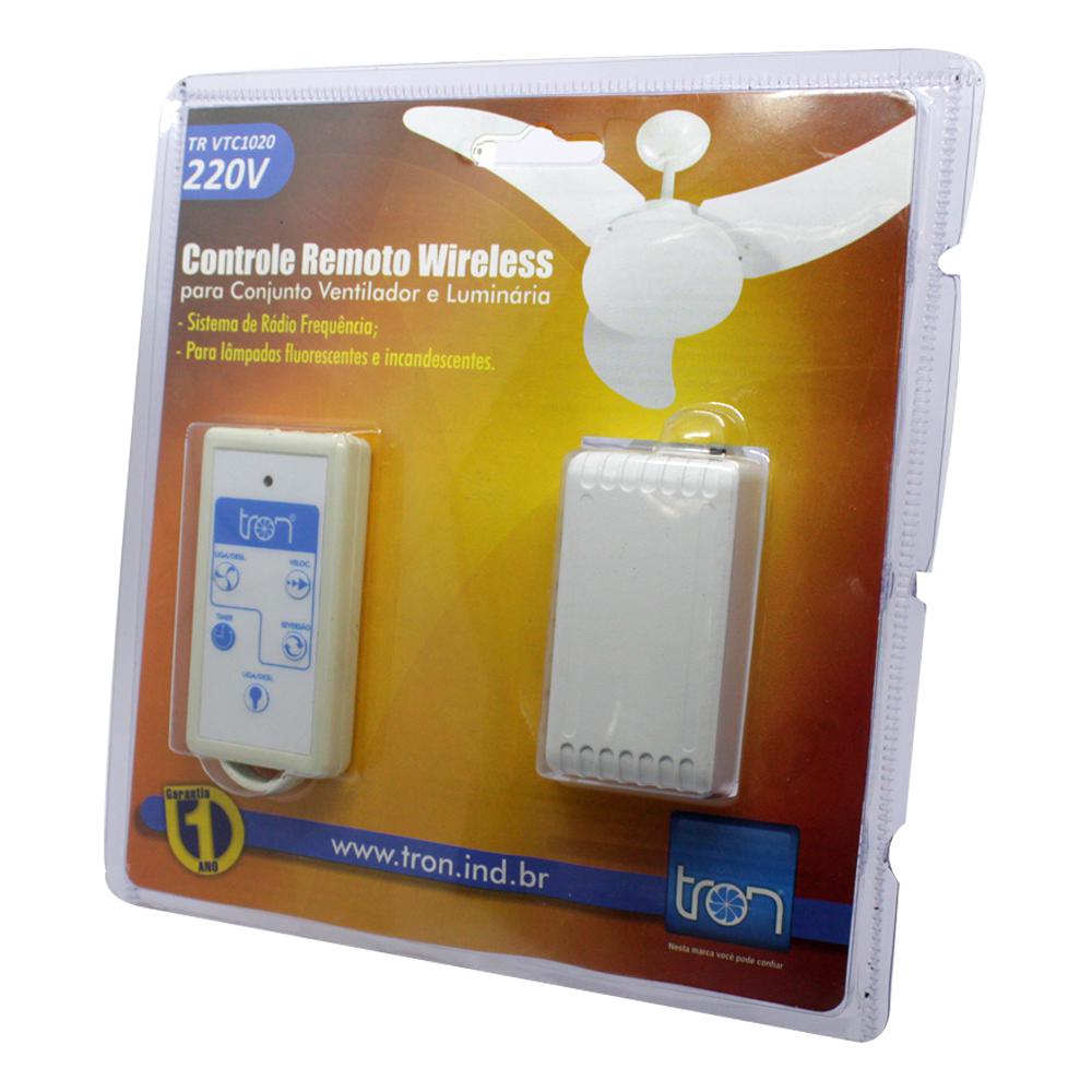 Controle Remoto para Ventilador Tron Wireless  220v