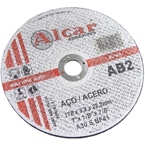Disco de Corte para Aço Alcar 2T AB2 10" x 1/8" x 3/4"