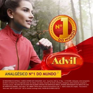Advil Extra Alívio 400mg 3 Cápsulas