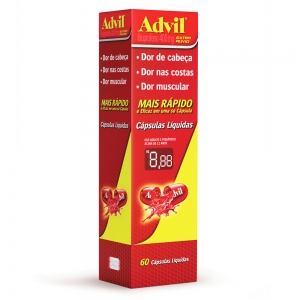Advil Extra Alívio 400mg  60 Cápsulas Líquidas