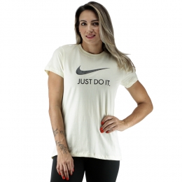 Camiseta Nike Just Do It Slim Amarelo Claro - Feminina