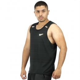Camiseta Regata Nike Dri-Fit Miller Preta - Masculina