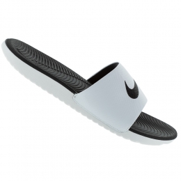 Chinelo Nike Kawa - Slide Preto e Branco