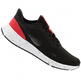 Tênis Nike Revolution 5 Preto e Vermelho - Masculino