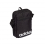 Bolsa adidas Shoulder Bag Essentials Logo Linear Preto e Branco - Unissex