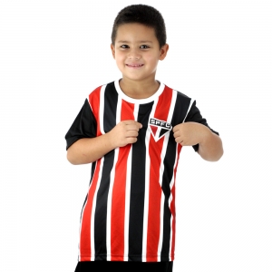 Camisa Braziline São Paulo Change Tricolor - Infantil