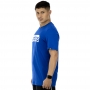 Camiseta Adidas Logo Linear Azul Royal - Masculina