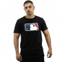 Camiseta New Era Logo MLB Preta e Vermelha - Masculina