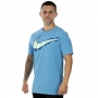 Camiseta Nike Dri-Fit Logo Azul - Masculina