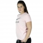 Camiseta Nike Just Do It Slim Rosa e Preta - Feminina