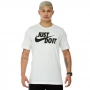 Camiseta Nike NSW Tee Just Do It Swsh Branca - Masculina