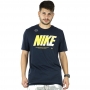 Camiseta Nike Ssnl Gfx Story Pack Marinho e Amarelo - Masculina 