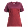 Camiseta Poker Glory Mescla Vermelha e Vinho- Feminina