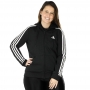 Jaqueta Adidas Essentials 3 Listras Preto E Branco - Feminina