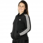 Jaqueta Adidas Essentials 3 Listras Preto E Branco - Feminina