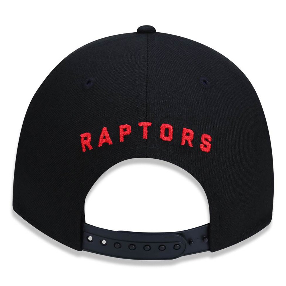 Boné New Era NBA Toronto Raptors Aba Curva Preto