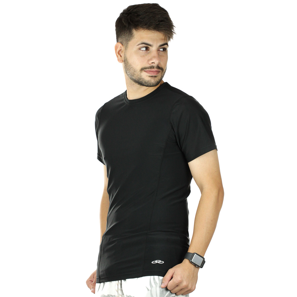 Camisa De Compressao Olympikus Preto -  Masculina