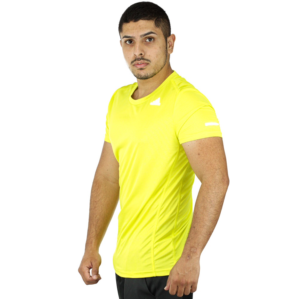Camiseta Adidas Run It Amarela - Masculina