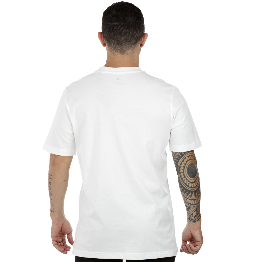 Camiseta Adidas Spry Logo Metalizada Branca - Masculina
