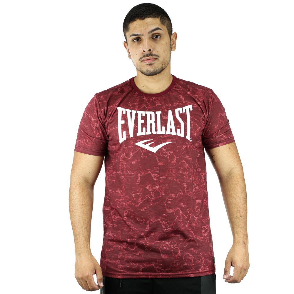 Camiseta Everlast 09b Vermelha - Masculina