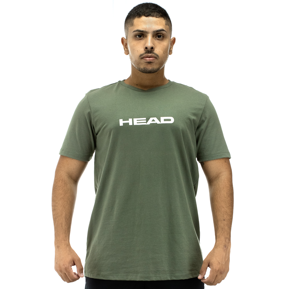 Camiseta Head Básica Verde Militar - Masculina