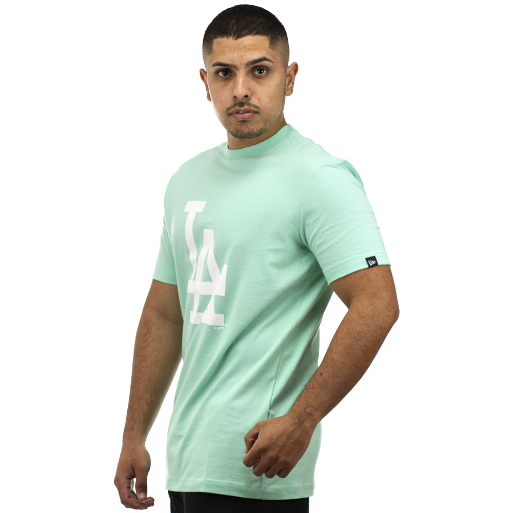 Camiseta New Era Los Angeles Dodgers MLB Verde Claro - Masculina