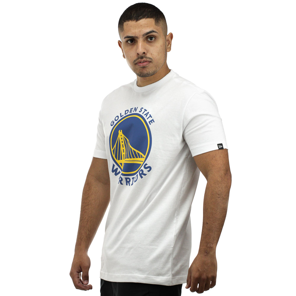 Camiseta New Era NBA Golden State Warriors Branco e Azul - Masculina
