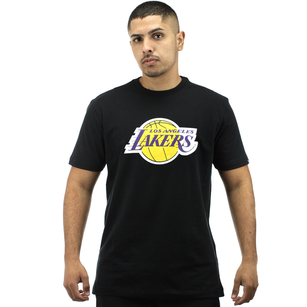 Camiseta New Era NBA Los Angeles Lakers Preta- Masculina 