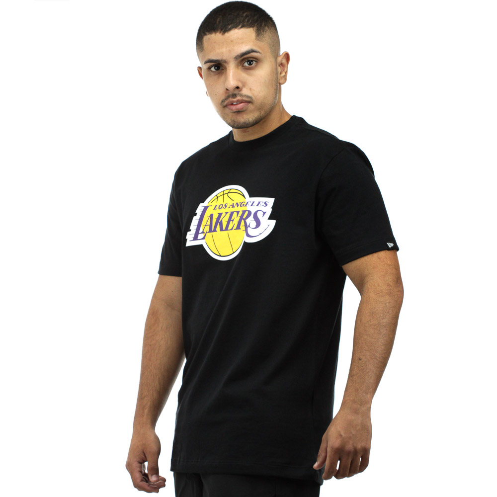 Camiseta New Era NBA Los Angeles Lakers Preta- Masculina 