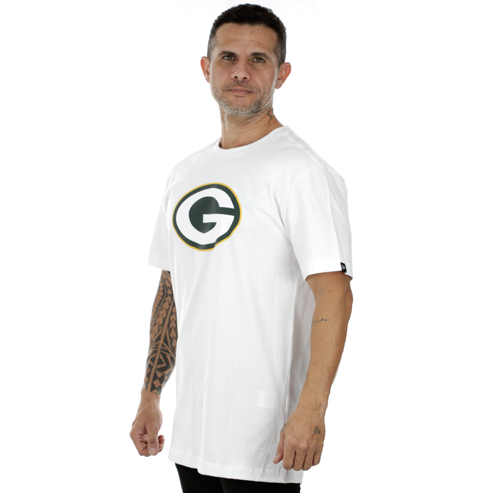 Camiseta New Era NFL Green Bay Packers Branco - Masculino