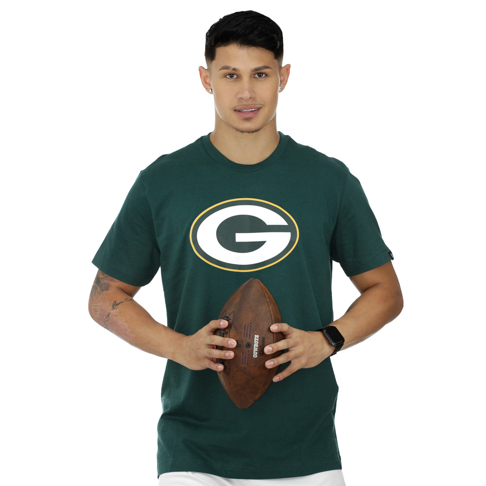 Camiseta New Era NFL Green Bay Packers Verde - Masculina