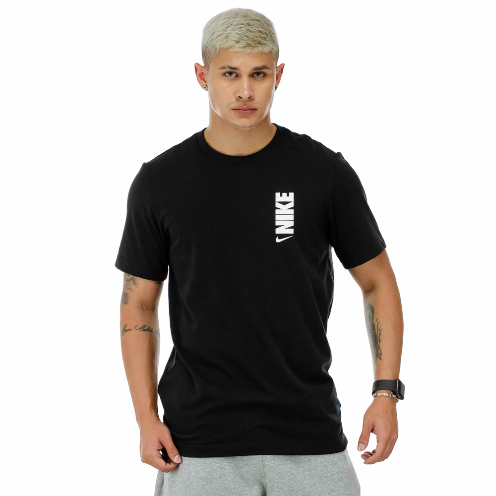 Camiseta Nike Dri-Fit Extra Bold Ss Tee Preto Branco - Masculina