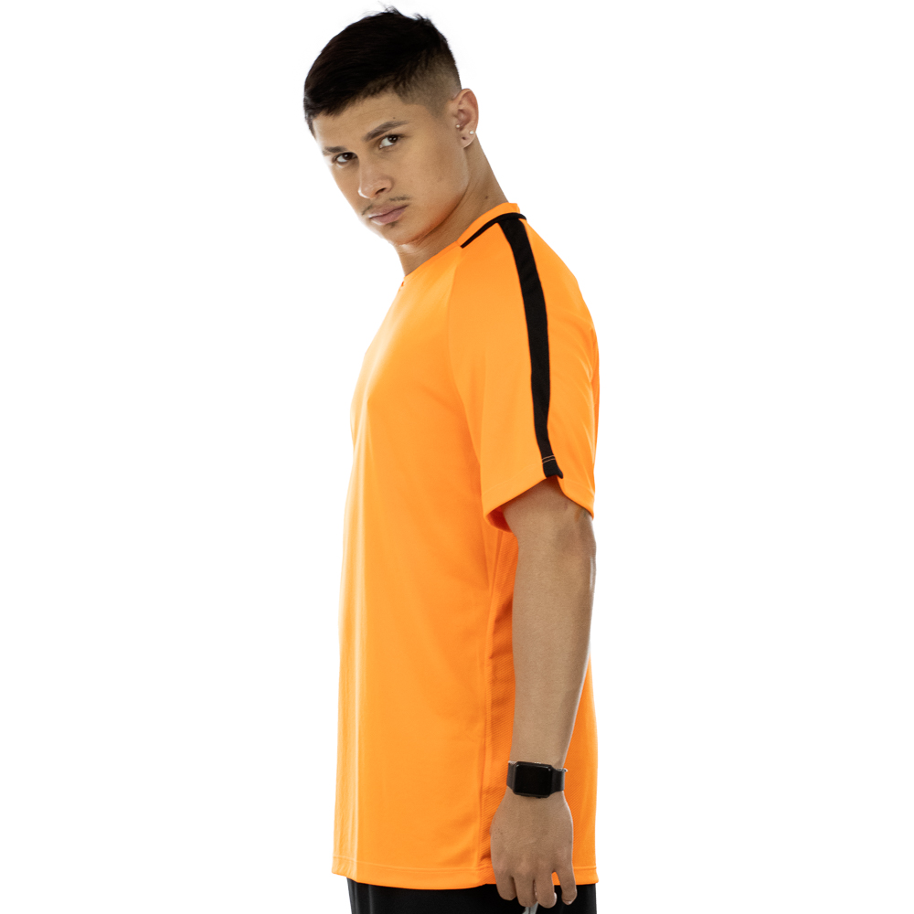 Camiseta Nike Dry Top SS Academy Laranja e Preto - Masculina