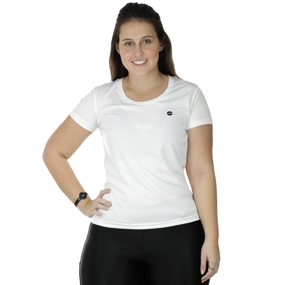 Camiseta Olympikus Essential Branca - Feminina