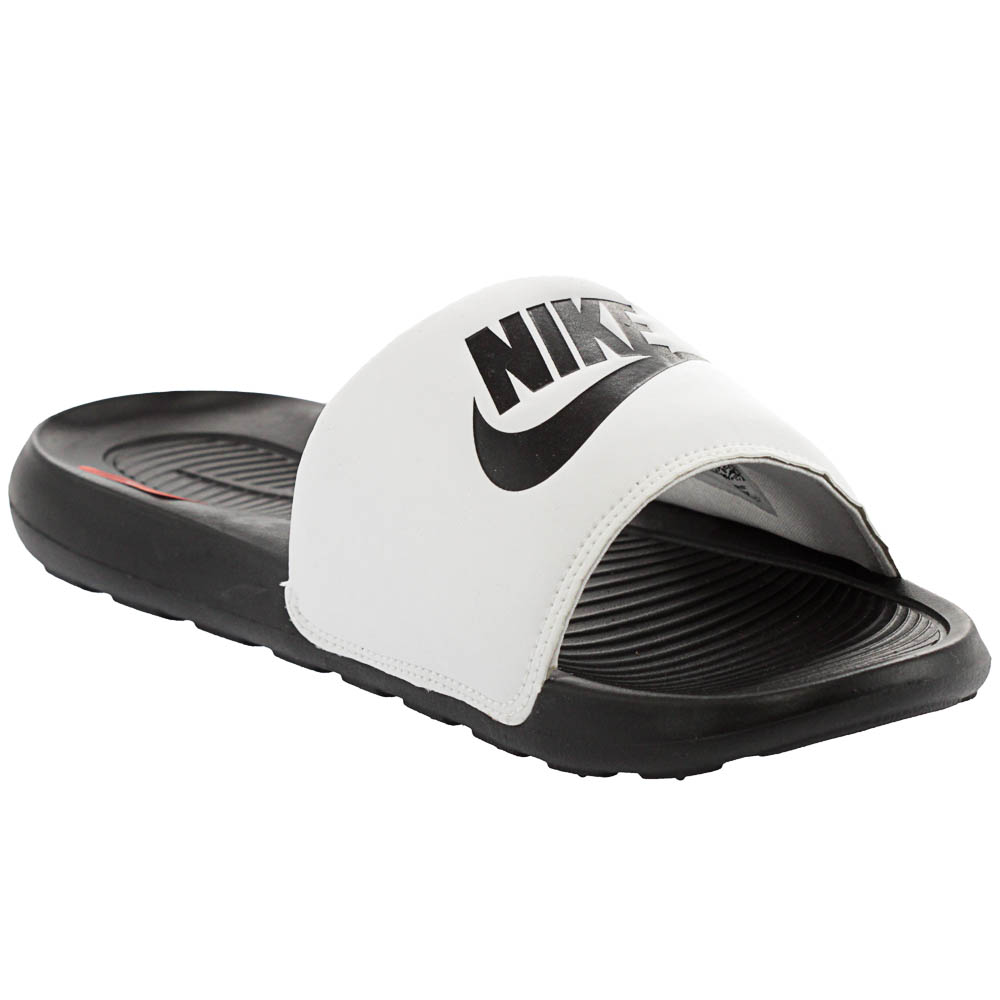 Chinelo Nike Victori Slide Preto e Branco - Masculino 