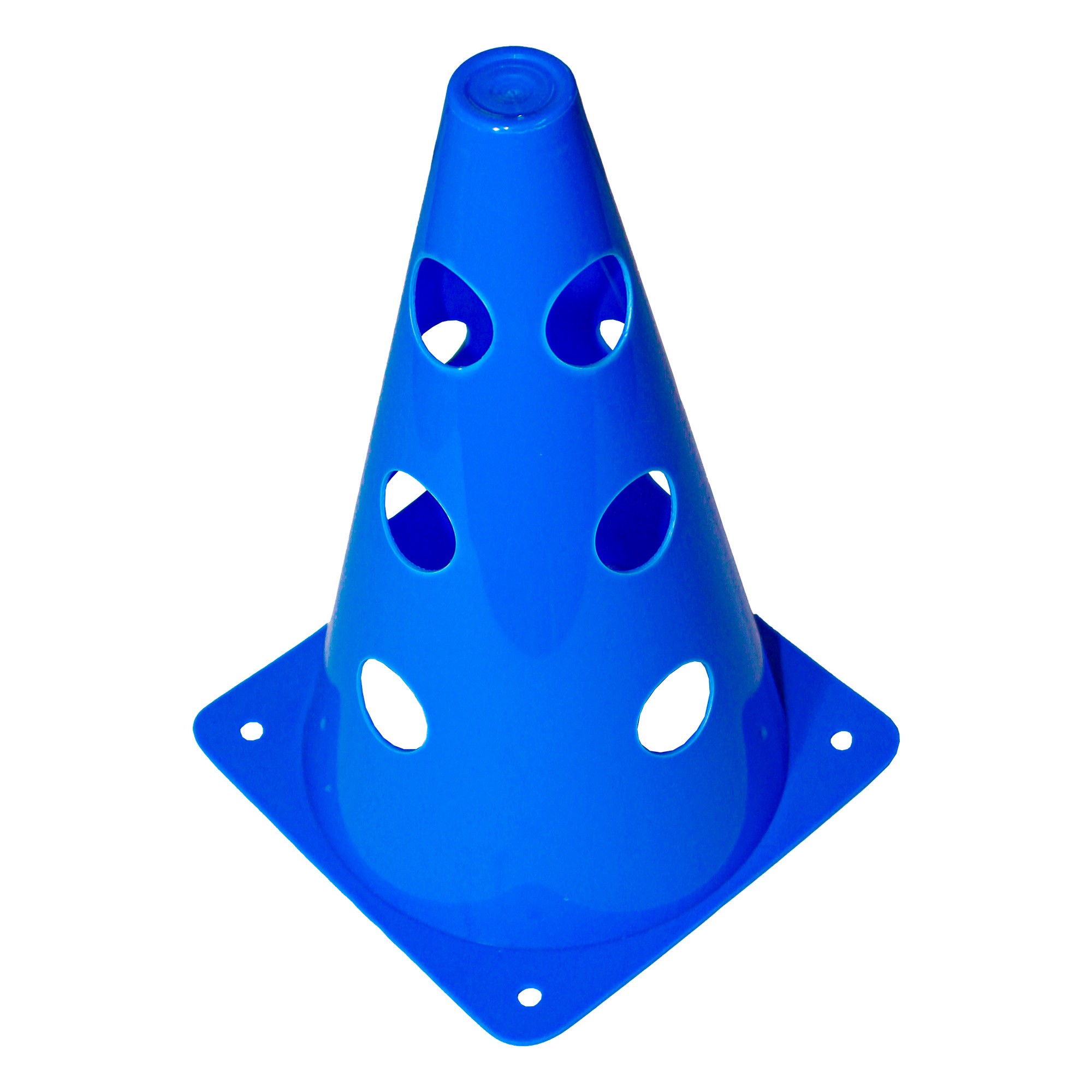 Cone de Marcação Poker C/12 Furos 23x13 Treinamento Azul
